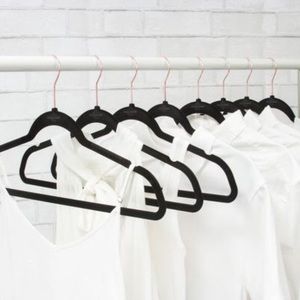 New Rose Gold & Navy Soft Velvet NonSlip Hangers